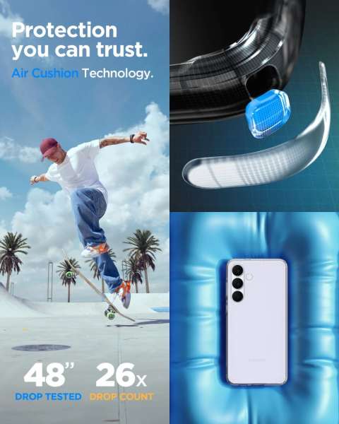 Spigen Ultra Hybrid for Samsung Galaxy S25 FE Crystal Clear