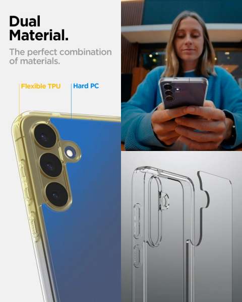 Spigen Ultra Hybrid for Samsung Galaxy S25 FE Crystal Clear
