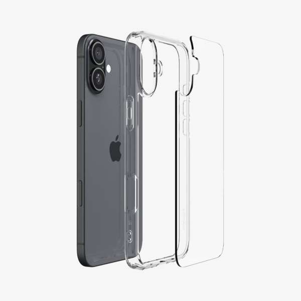 Spigen Ultra Hybrid iPhone 16 Crystal Clear