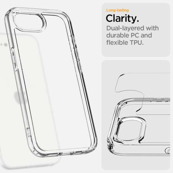 Spigen Ultra Hybrid iPhone 16e Crystal Clear