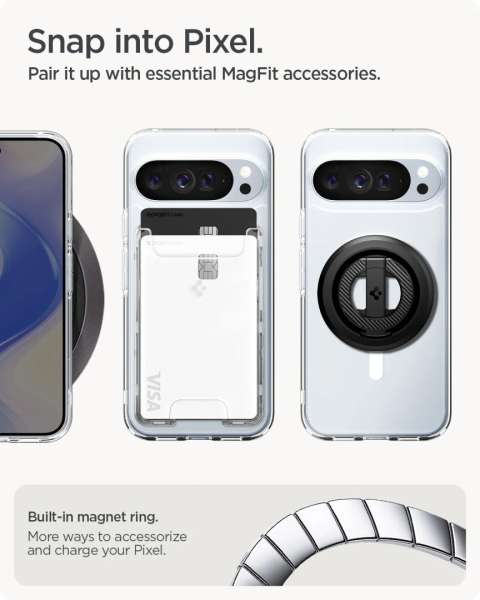 Spigen Ultra Hybrid MagSafe case for Google Pixel 10 Pro XL Clear White