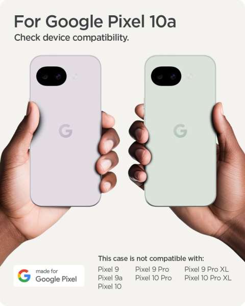 Spigen Ultra Hybrid MagSafe case for Google Pixel 10a Clear White