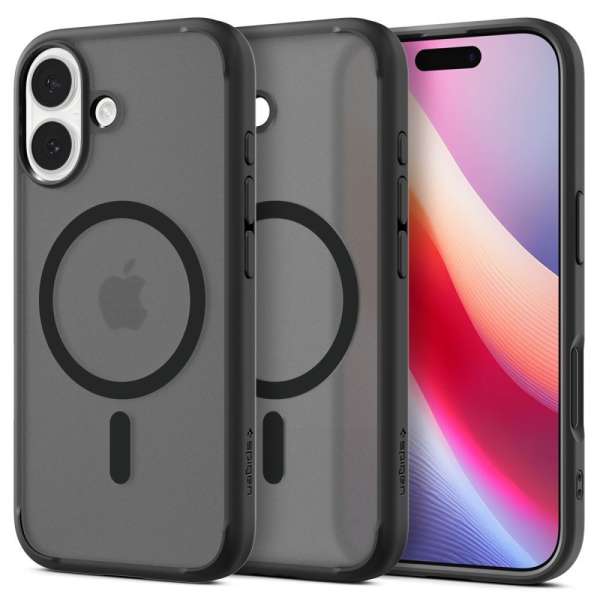 Spigen Ultra Hybrid MagSafe case for iPhone 17 Frost Black