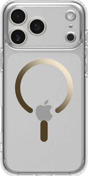 Spigen Ultra Hybrid MagSafe case for iPhone 17 Pro Clear Gold
