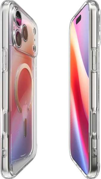 Spigen Ultra Hybrid MagSafe case for iPhone 17 Pro Clear Gold