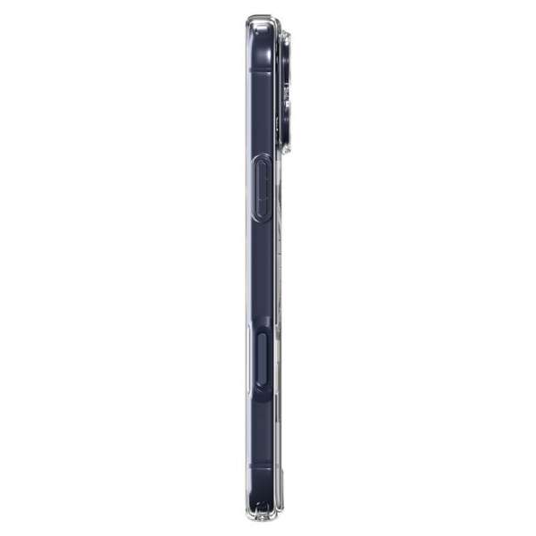 Spigen Ultra Hybrid MagSafe case for iPhone 17 Pro Max Clear Deep Blue