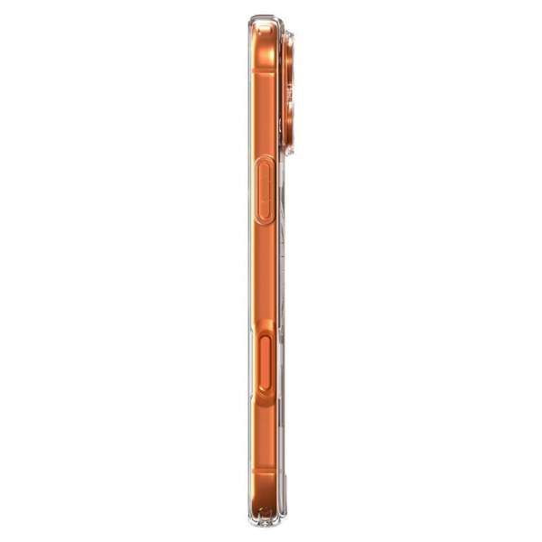 Spigen Ultra Hybrid MagSafe case for iPhone 17 Pro Max Clear Orange