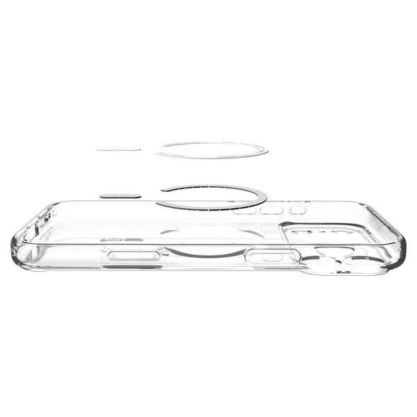 Spigen Ultra Hybrid MagSafe case for iPhone 17 Pro Max Clear Orange