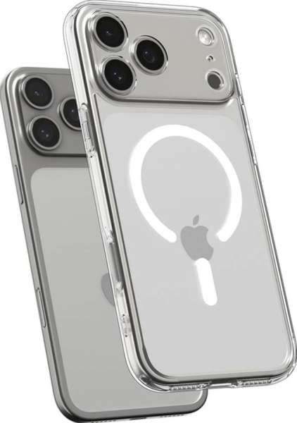 Spigen Ultra Hybrid MagSafe case for iPhone 17 Pro Max Clear White