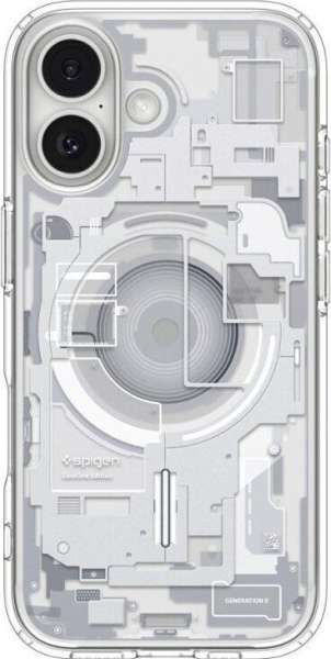 Spigen Ultra Hybrid MagSafe case for iPhone 17 Zero One White