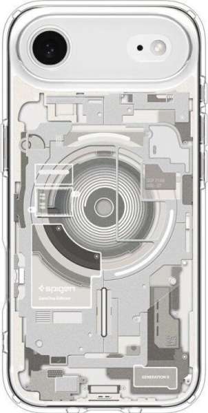 Spigen Ultra Hybrid MagSafe case for iPhone Air Zero One Natural Titanium