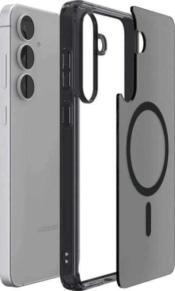 Spigen Ultra Hybrid MagSafe case for Samsung Galaxy S25 FE Frost Black