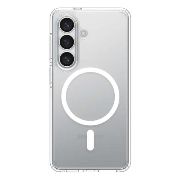 Spigen Ultra Hybrid MagSafe case for Samsung Galaxy S26 Clear White