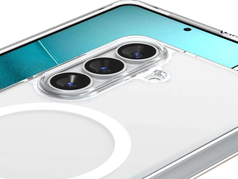 Spigen Ultra Hybrid MagSafe case for Samsung Galaxy S26+ Clear White