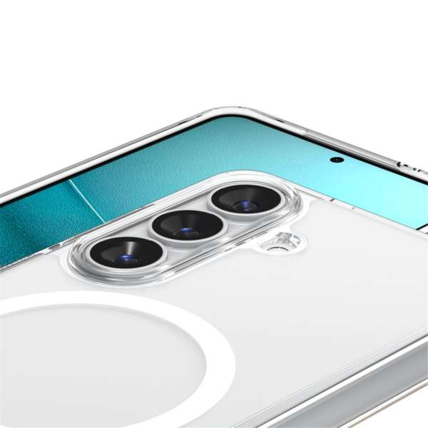 Spigen Ultra Hybrid MagSafe case for Samsung Galaxy S26 Clear White