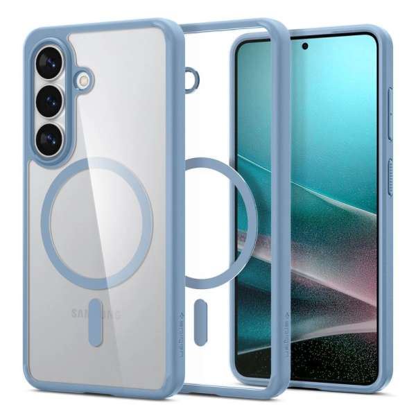 Spigen Ultra Hybrid MagSafe case for Samsung Galaxy S26+ Light Blue