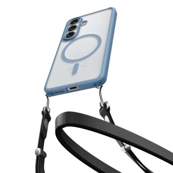 Spigen Ultra Hybrid MagSafe case for Samsung Galaxy S26+ Light Blue