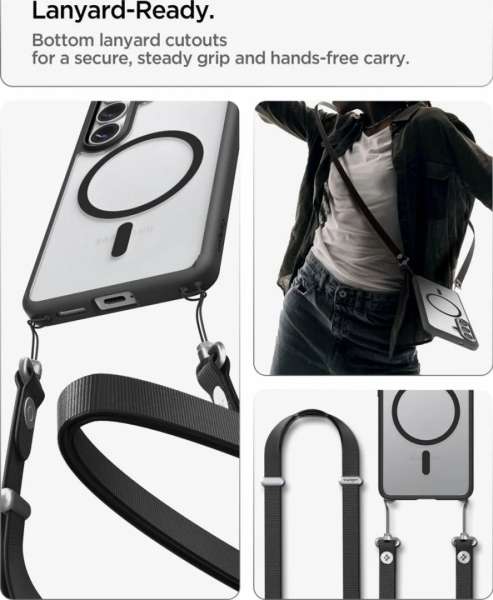 Spigen Ultra Hybrid MagSafe case for Samsung Galaxy S26+ Matte Black