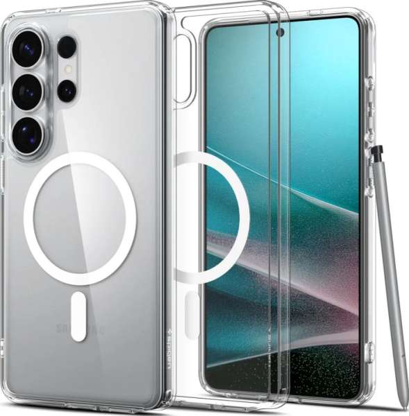 Spigen Ultra Hybrid MagSafe case for Samsung Galaxy S26 Ultra Clear White