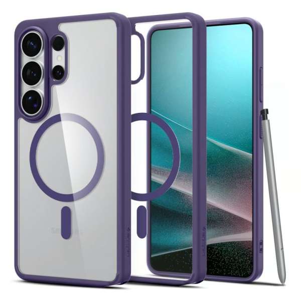 Spigen Ultra Hybrid MagSafe case for Samsung Galaxy S26 Ultra Deep Purple