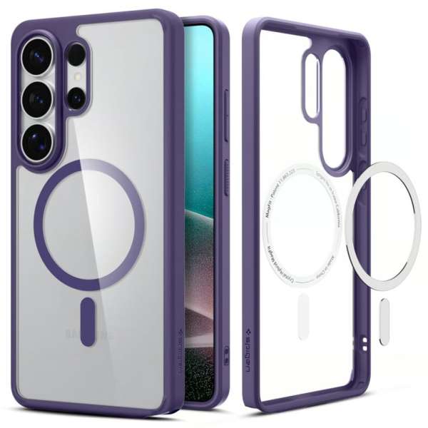 Spigen Ultra Hybrid MagSafe case for Samsung Galaxy S26 Ultra Deep Purple