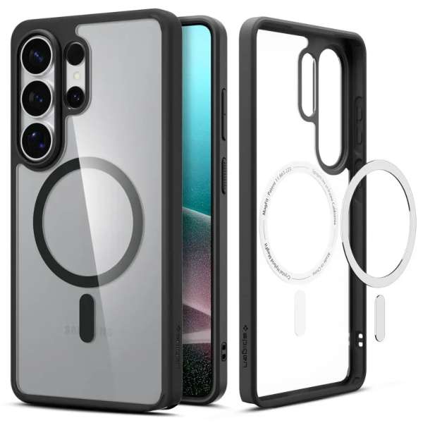 Spigen Ultra Hybrid MagSafe case for Samsung Galaxy S26 Ultra Matte Black