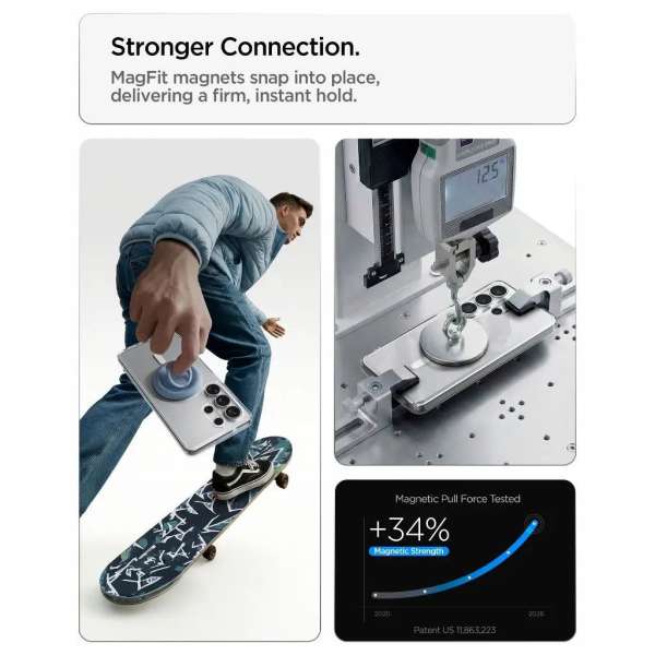 Spigen Ultra Hybrid MagSafe case for Samsung Galaxy S26 Ultra Matte Black