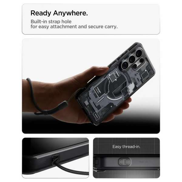 Spigen Ultra Hybrid MagSafe case for Samsung Galaxy S26 Ultra Zero One Black