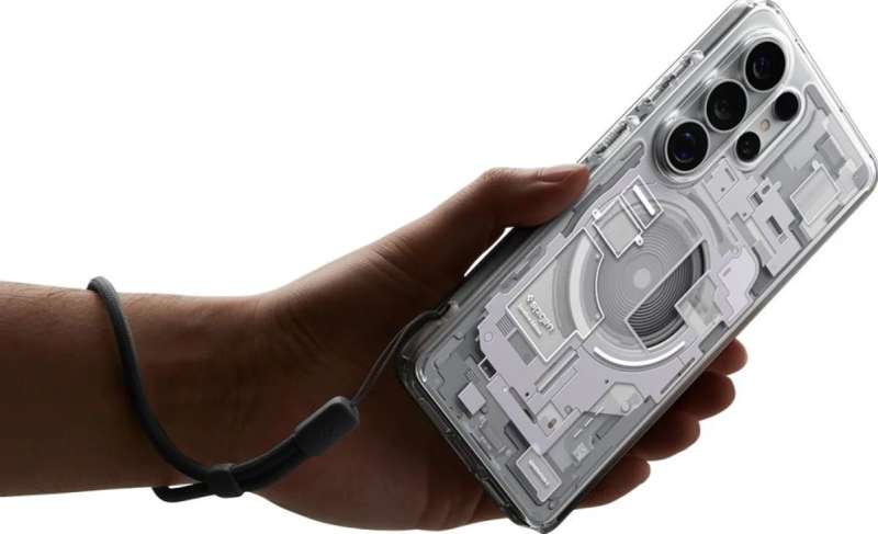 Spigen Ultra Hybrid MagSafe case for Samsung Galaxy S26 Ultra Zero One White