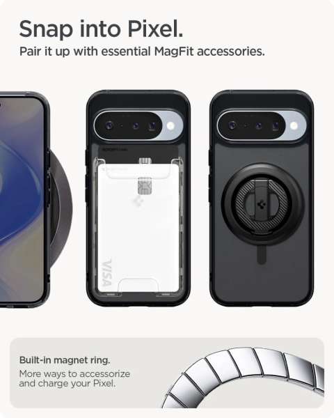 Spigen Ultra Hybrid MagSafe for Google Pixel 10 Pro/Pixel 10 Frost Black