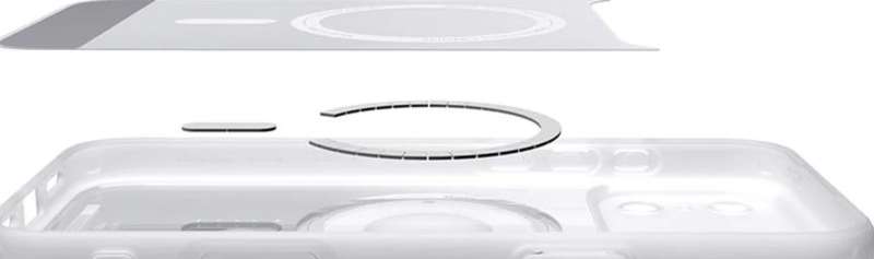 Spigen Ultra Hybrid MagSafe case for iPhone 17 Pro Max Classic Silver