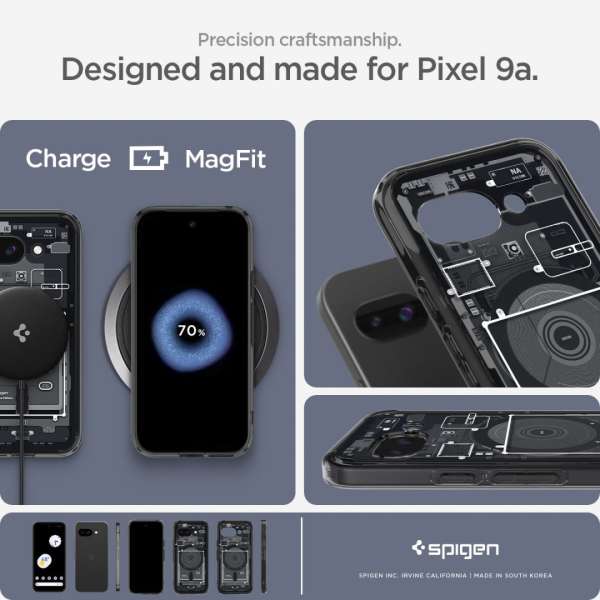 Spigen Ultra Hybrid MagSafe Google Pixel 9a Zero One Black