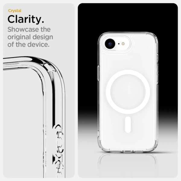 Spigen Ultra Hybrid MagSafe iPhone 16e Clear Carboon Fiber