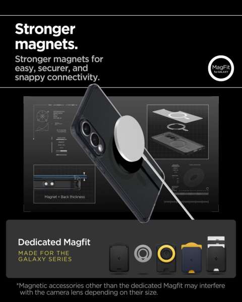 Spigen Ultra Hybrid MagSafe Samsung Galaxy S25 Edge Frost Black