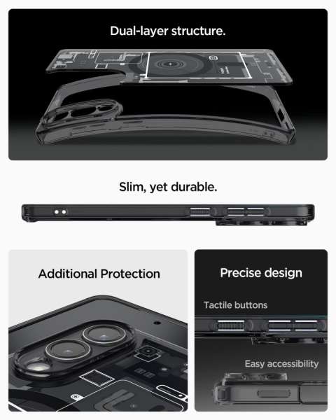Spigen Ultra Hybrid MagSafe Samsung Galaxy S25 Edge Zero One Black