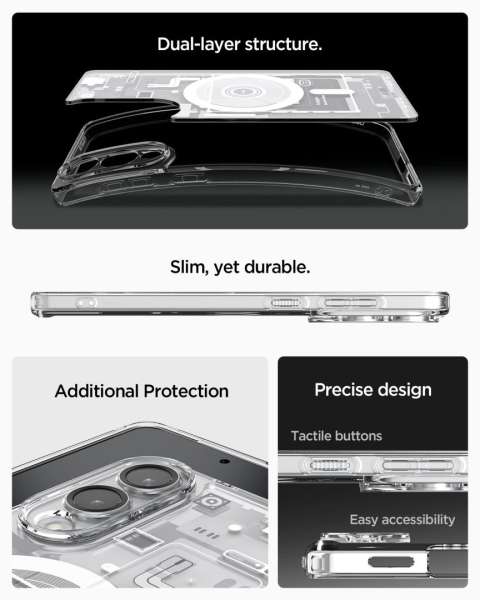 Spigen Ultra Hybrid MagSafe Samsung Galaxy S25 Edge Zero One White