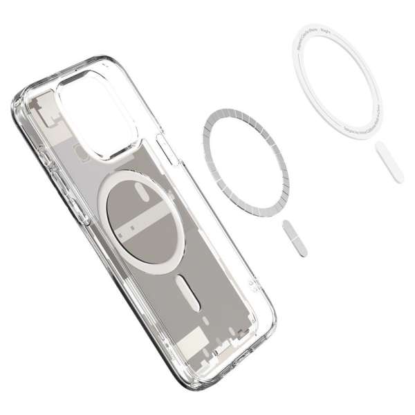 Spigen Ultra Hybrid MagSafe zero one iPhone 15 Pro Max Natural Titanium
