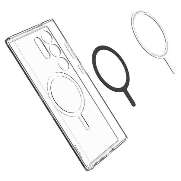 Spigen Ultra Hybrid OneTap Metal Ring MagSafe for Samsung Galaxy S24 Ultra White