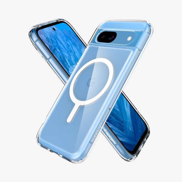 Spigen Ultra Hybrid OneTap Metal Ring MagSafe Google Pixel 8a White