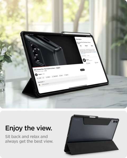 Spigen Ultra Hybrid Pro case for Samsung Galaxy Tab S11 Black