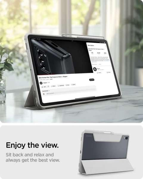 Spigen Ultra Hybrid Pro for Samsung Galaxy Tab S11 Ultra Gray