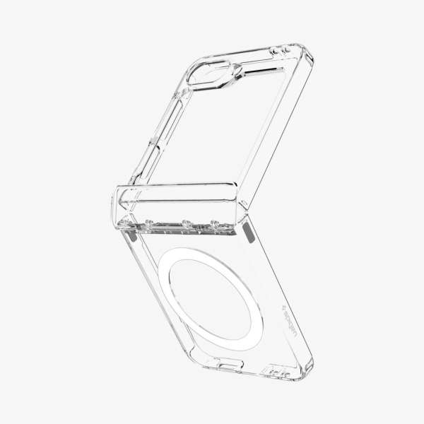 Spigen Ultra Hybrid Pro MagSafe case for Samsung Galaxy Z Flip7 FE/Flip 6 Clear White