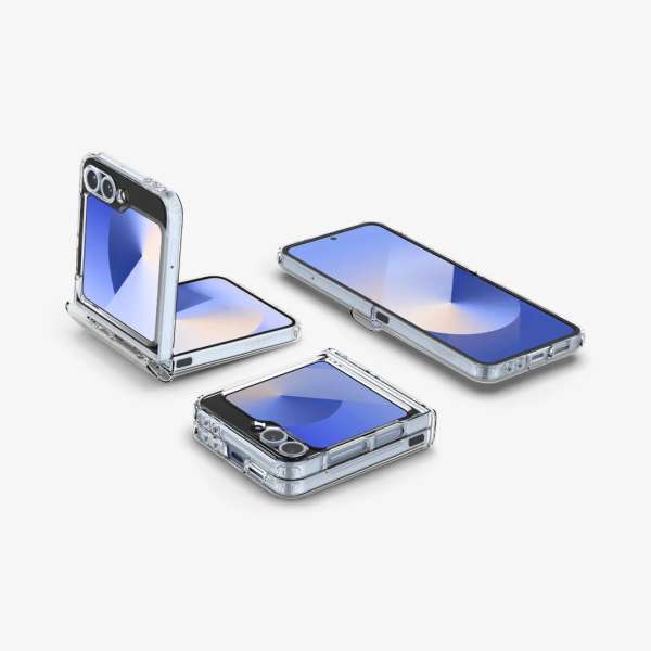 Spigen Ultra Hybrid Pro MagSafe case for Samsung Galaxy Z Flip7 FE/Flip 6 Clear White