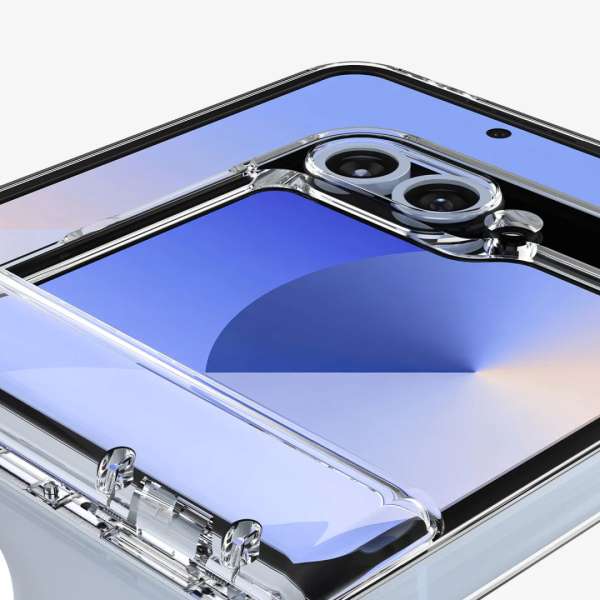 Spigen Ultra Hybrid Pro MagSafe case for Samsung Galaxy Z Flip7 FE/Flip 6 Clear White
