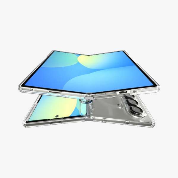 Spigen Ultra Hybrid Pro MagSafe case for Samsung Galaxy Z Fold7 Clear White