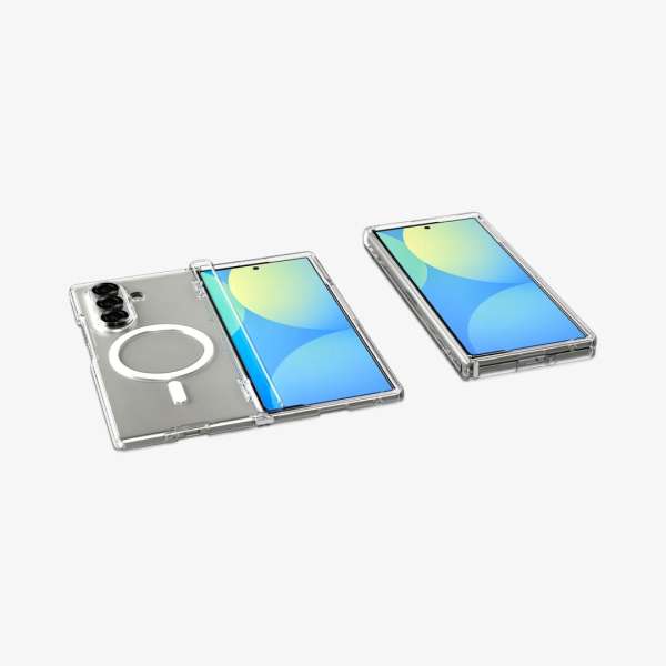 Spigen Ultra Hybrid Pro MagSafe case for Samsung Galaxy Z Fold7 Clear White