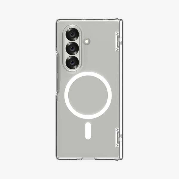 Spigen Ultra Hybrid Pro MagSafe case for Samsung Galaxy Z Fold7 Clear White