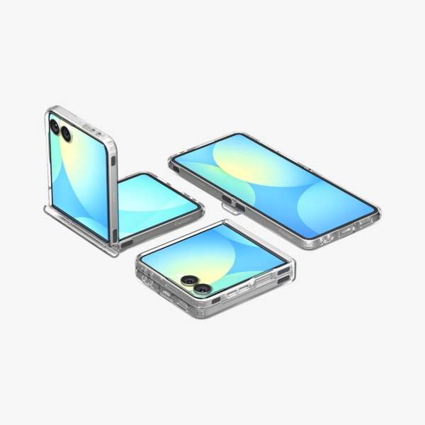 Spigen Ultra Hybrid Pro MagSafe for Samsung Galaxy Z Flip7 Clear White