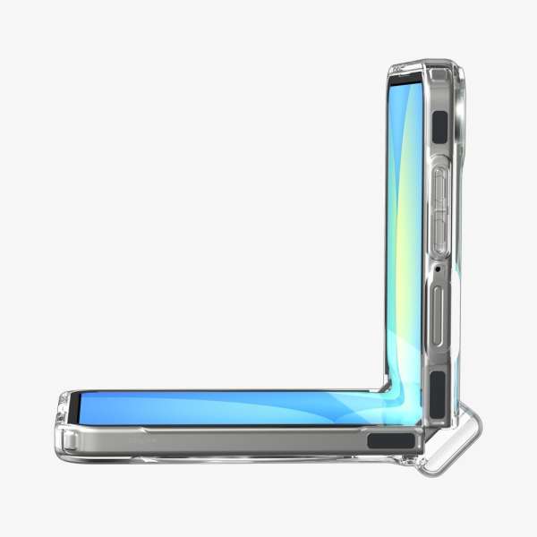 Spigen Ultra Hybrid Pro MagSafe for Samsung Galaxy Z Flip7 Clear White