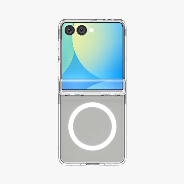 Spigen Ultra Hybrid Pro MagSafe for Samsung Galaxy Z Flip7 Clear White